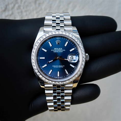 rolex datejust mop diamond dial 41|rolex datejust diamond bezel aftermarket.